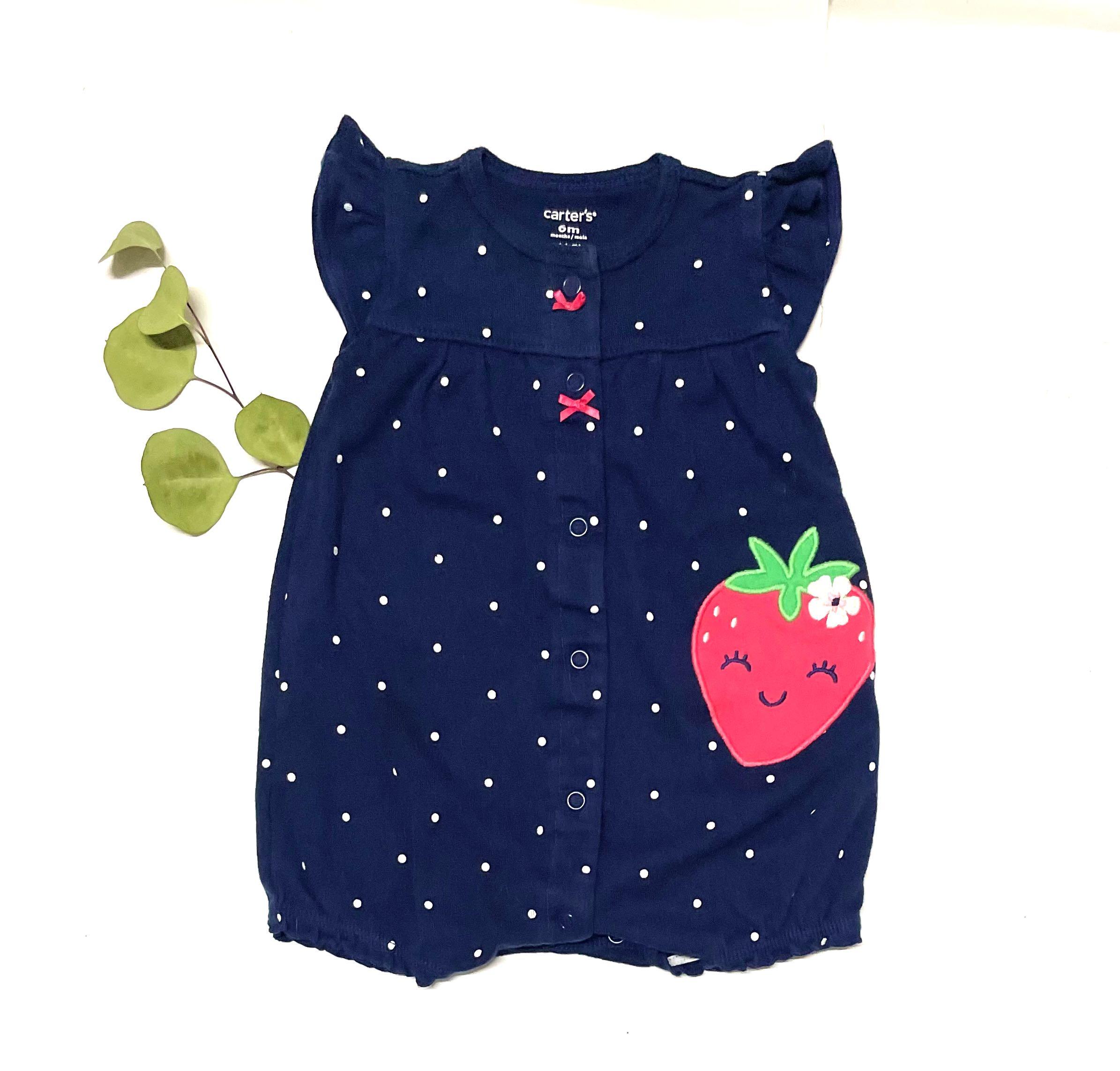 Carter's hotsell strawberry romper