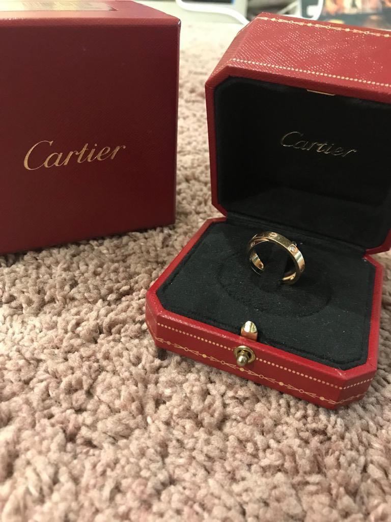 Cartier love clearance ring 6 diamonds