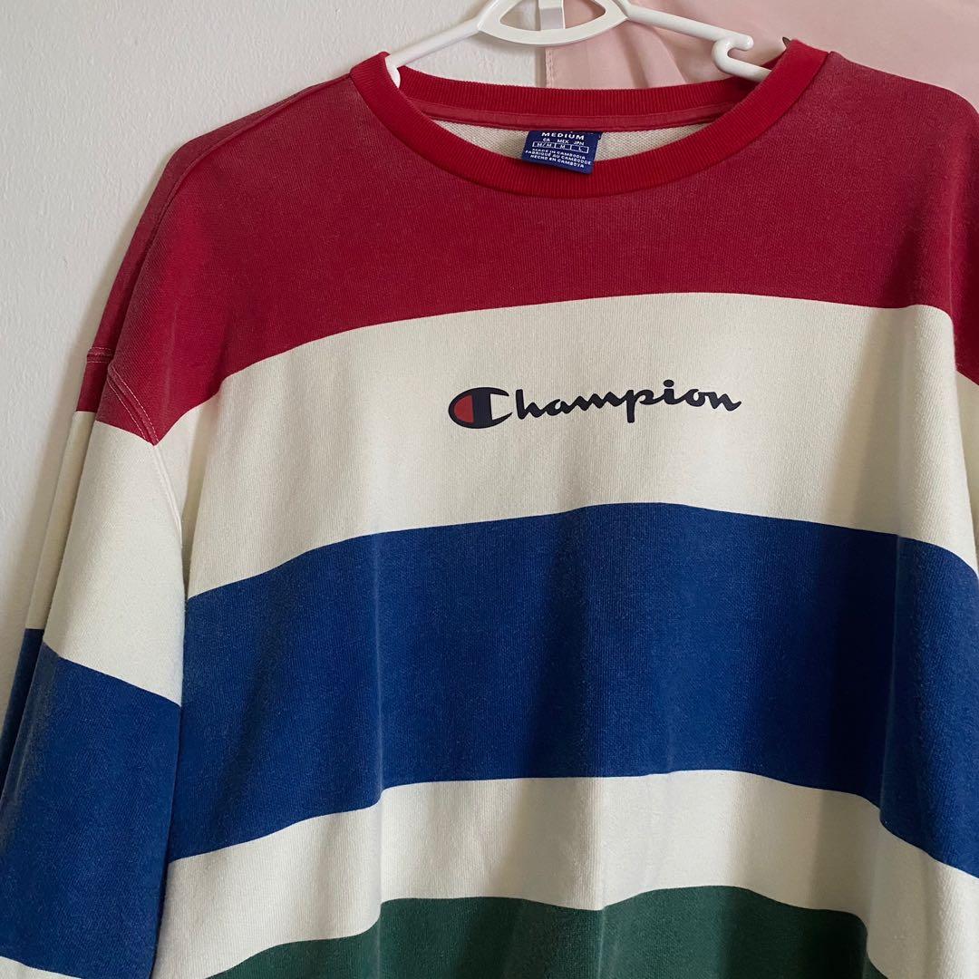 Champion Colour Block Sweatshirt Men s Fashion Coats Jackets