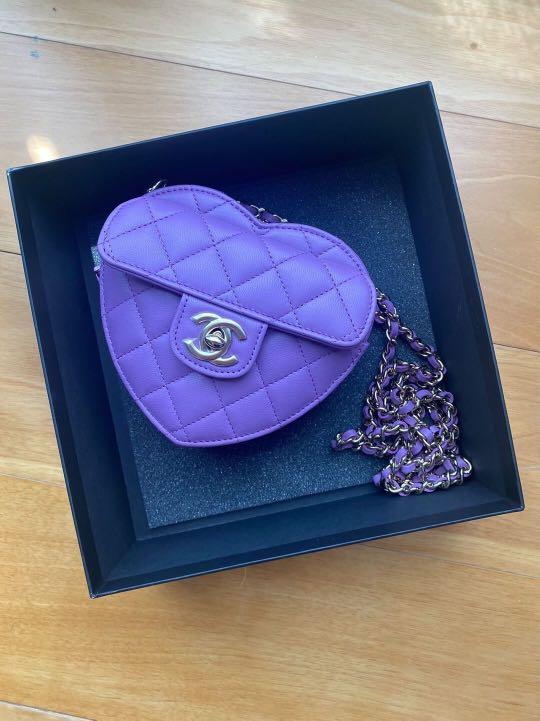 Purple shop small bag