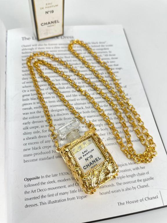 Chanel Vintage Perfume Necklace