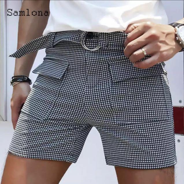 Checkered best sale bermuda shorts