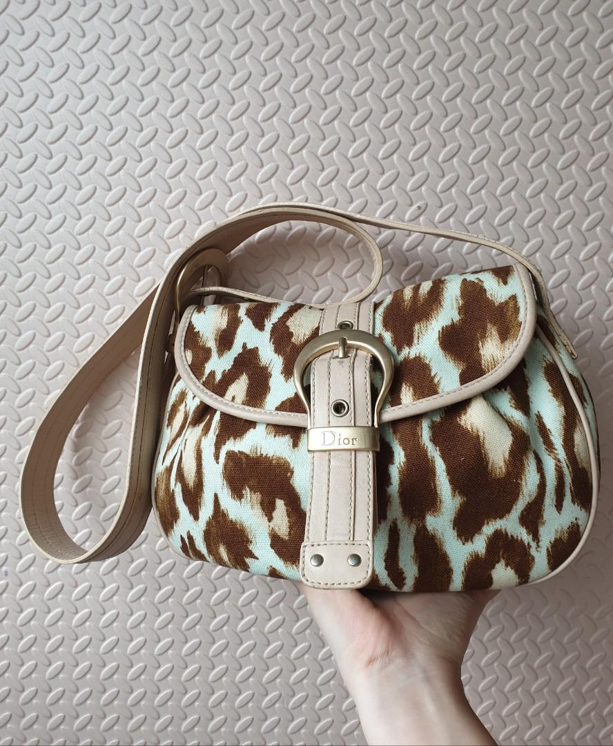 Christian dior leopard bag new arrivals