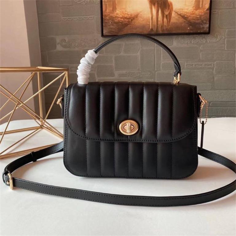 Coach C1557 C1560 C1765 C1563 C1558 C4921 C2832 C5644 C5645 Marlie Top Handle Satchel Blocked Signature Chambray Quilting Crossbody Bag Women s