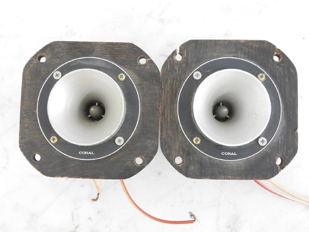 M3835 CORAL H-40 HORN TWEETER 8Ω/30W Coral H-40 Super Tweeter, NOS for sale.