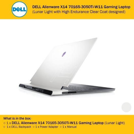 DELL Alienware X14 701653050TiW11 Gaming Laptop (Lunar Light with