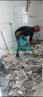 Direct Hacking Contractor, Demolition & Reinstatement Works & Services, Dismantle & Disposal, Remove & Dispose Wardrobe & Cabinet & Carpentry tiling