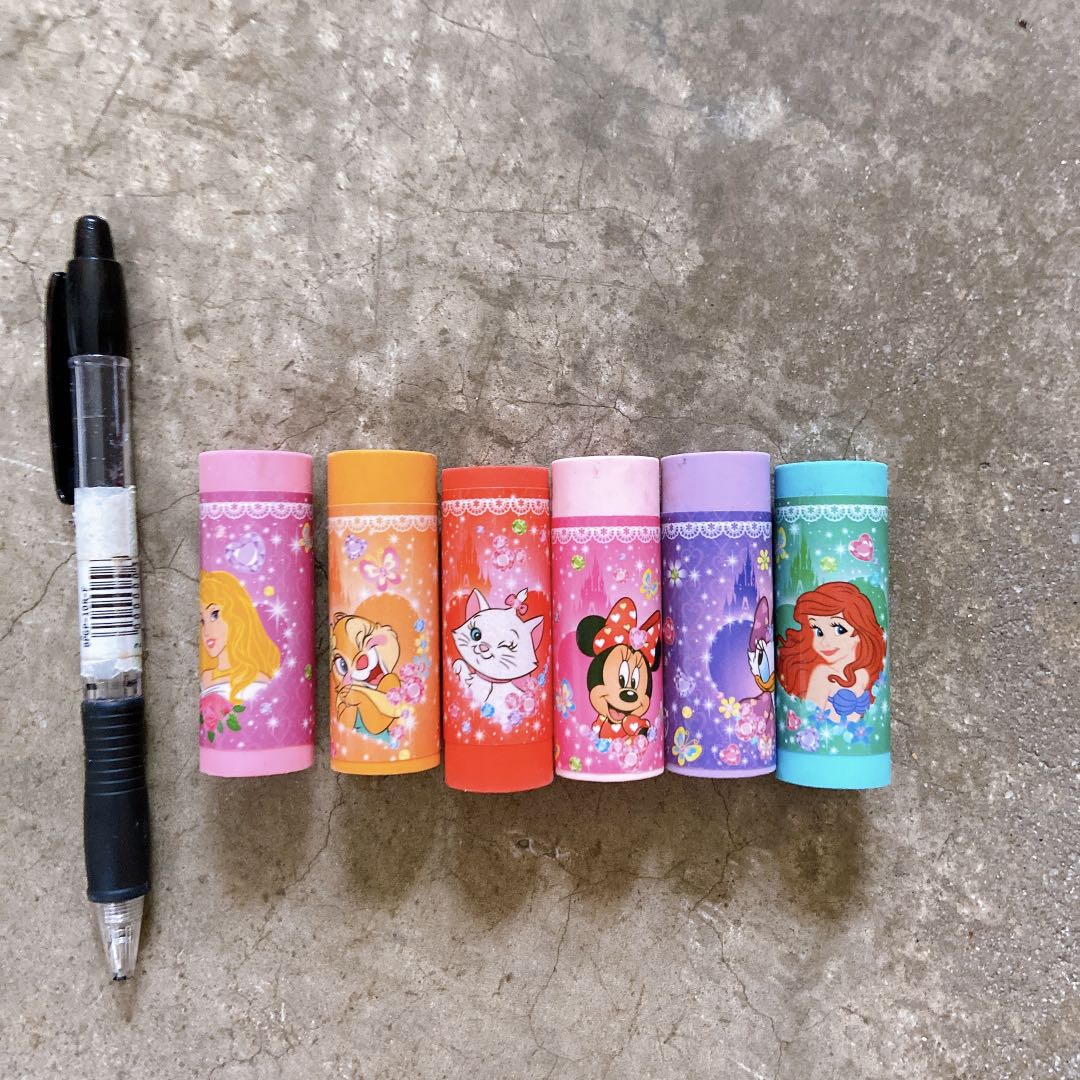 Disney princess erasers set, Hobbies & Toys, Stationery & Craft