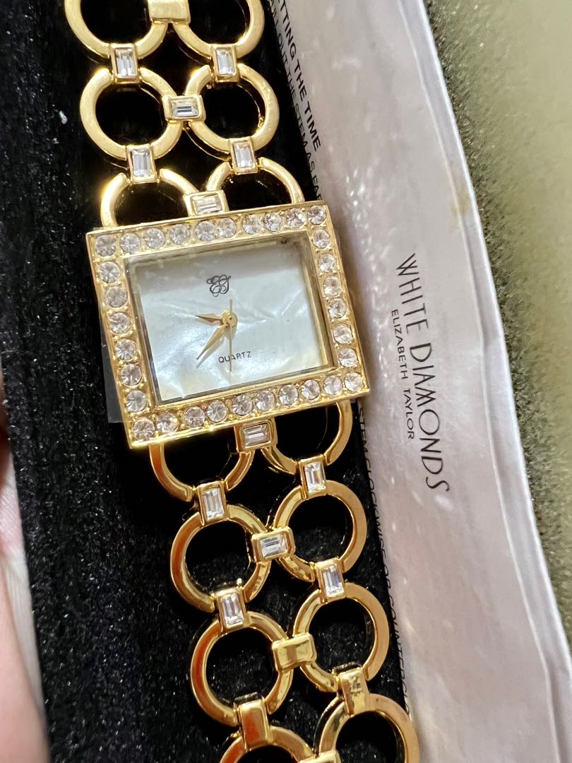 Elizabeth Taylor White Diamonds Ladies Watch Women s Fashion