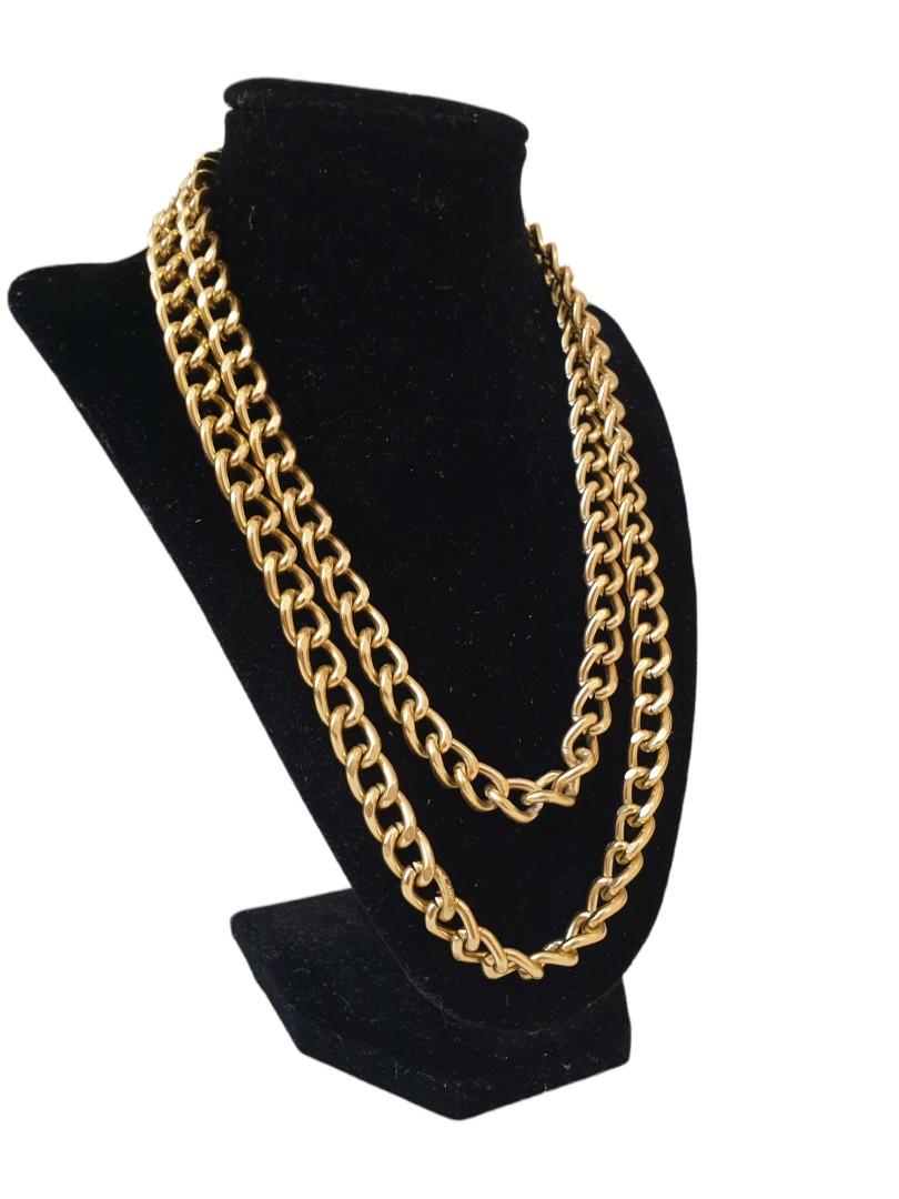 Faux Gold Big Rope Rapper Chain Stage Performance 90s Style Old School ...