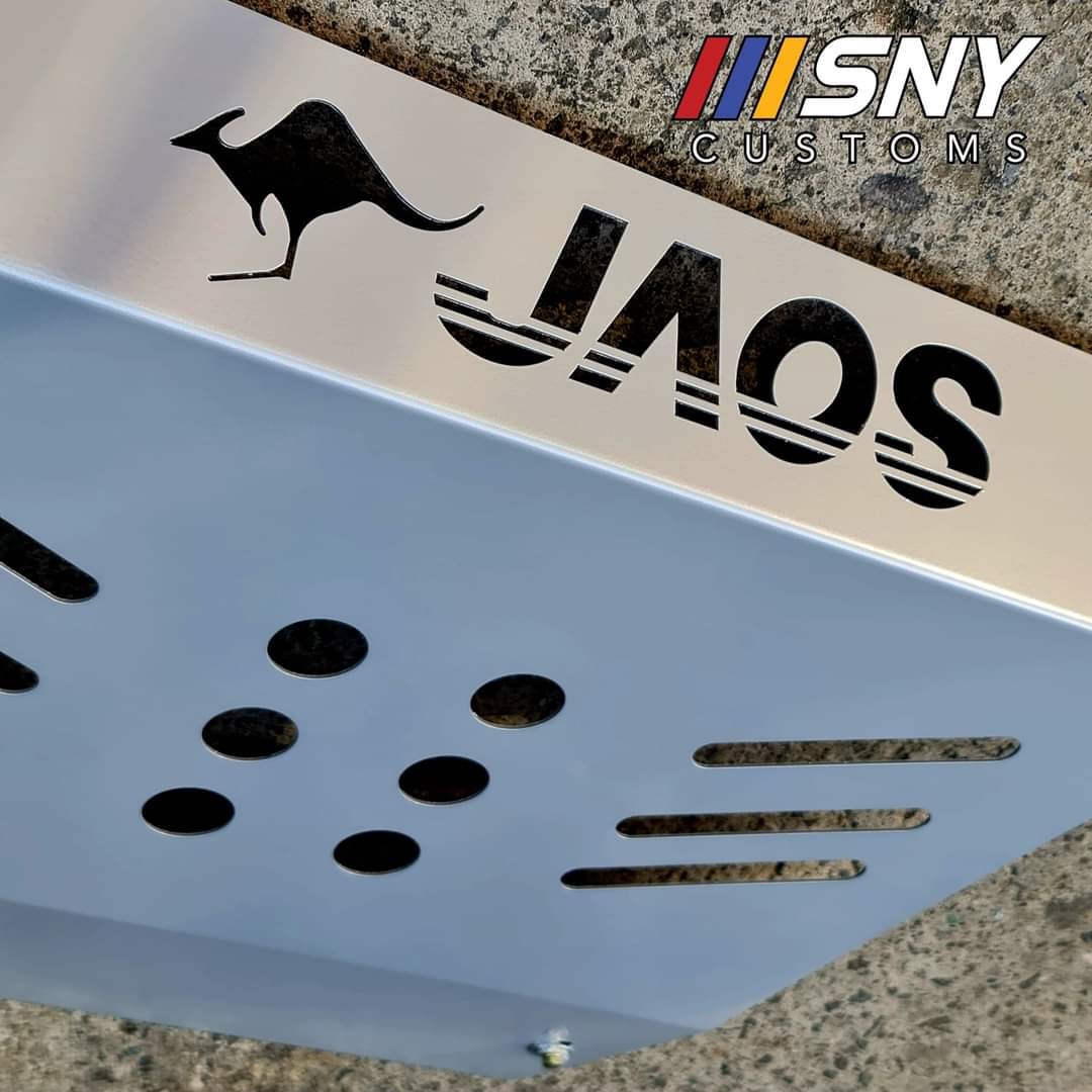 FJ cruiser Jaos steel skid plate stone bash plate, Car Parts