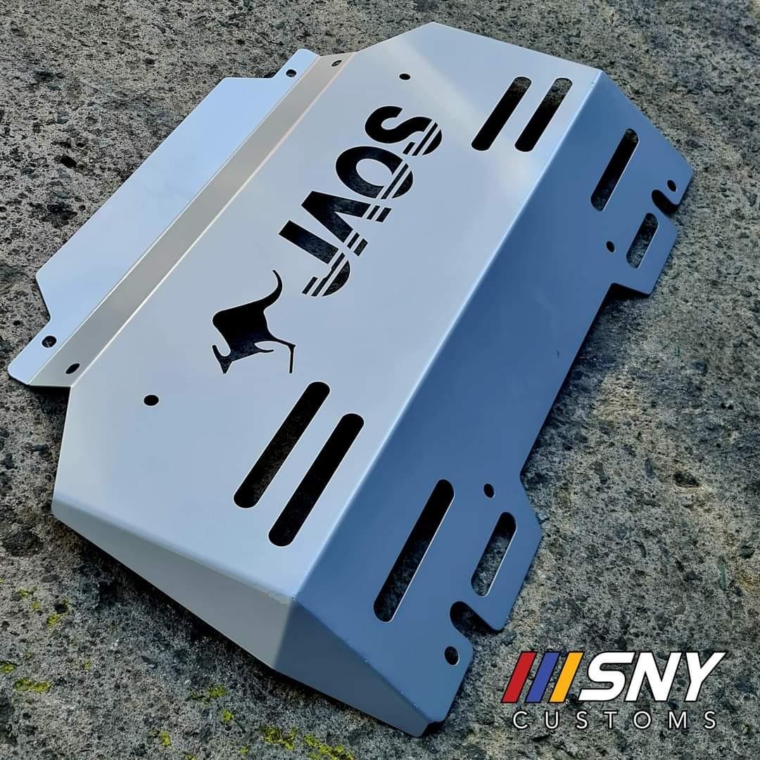 FJ cruiser Jaos steel skid plate stone bash plate, Car Parts