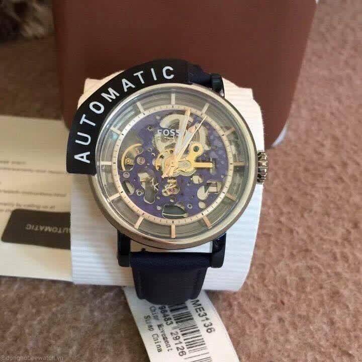 Fossil versatile men s watch automatic skeleton analog chrono 44MM ME3075 ME3078 ME3084 ME3085