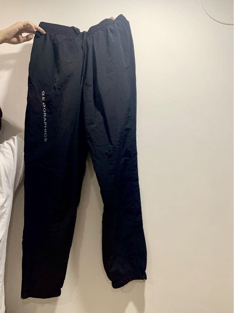 GE O Graphic Track Pants, Men's Fashion, Bottoms, Joggers on Carousell