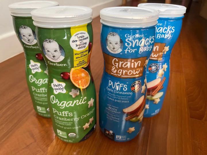 Gerber Snacks for Babies / Gerber Puffs, Food & Drinks, Other Food
