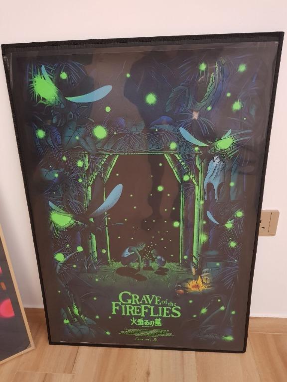 Grave of Fireflies screenprint by Germain Barthélémy : r/ghibli