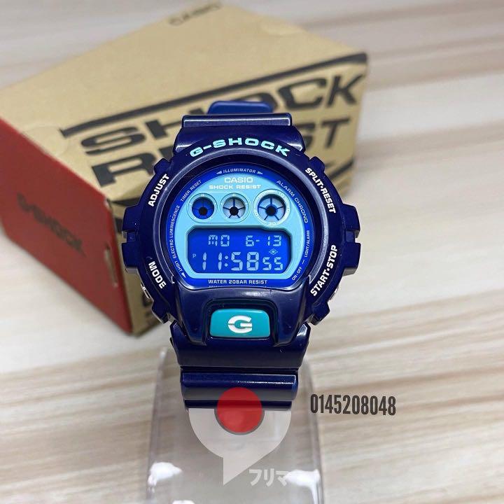 G Shock DW 6900CC 2 Blue Pepsi 1289 Men s Fashion Watches