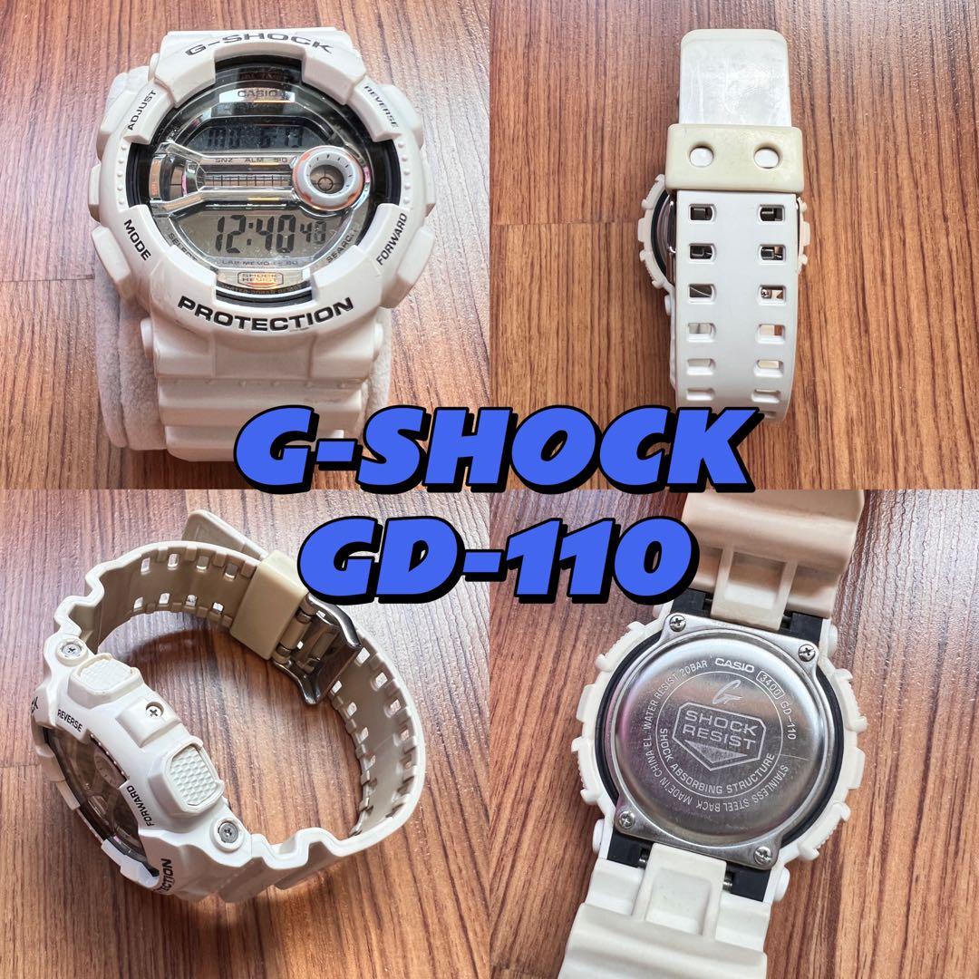 G-SHOCK GD-110 (White), Men's Fashion, Watches & Accessories