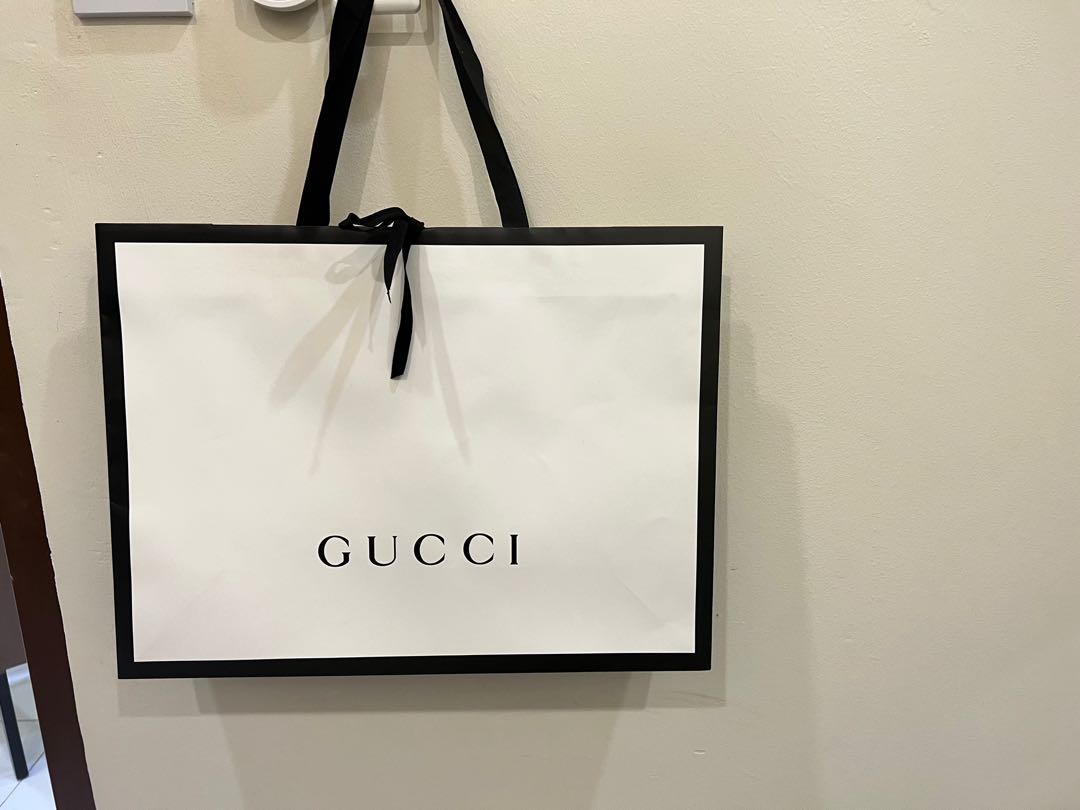 Gucci paper bag for sale store