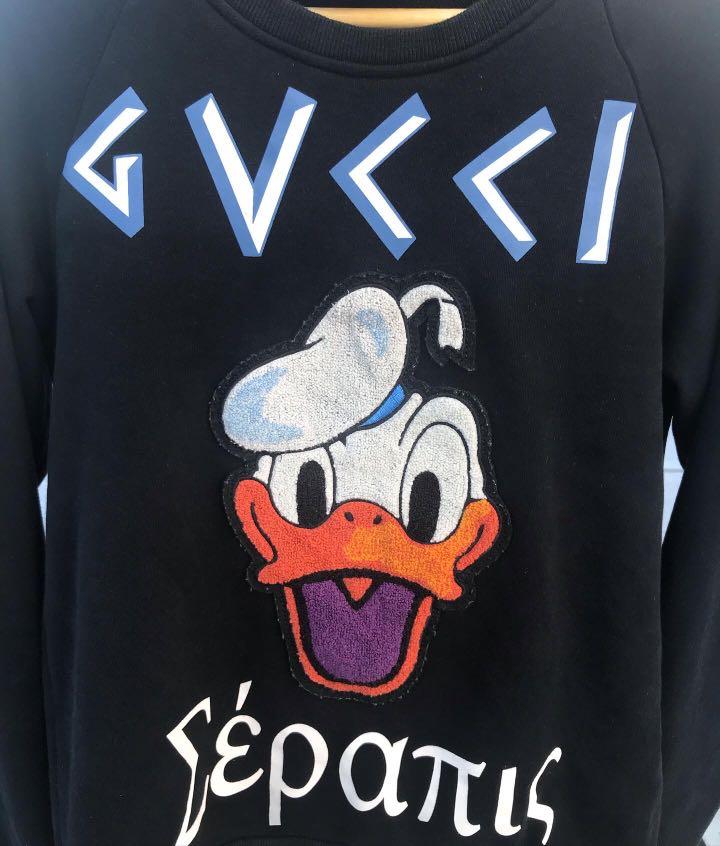 Gucci donald cheap duck hoodie