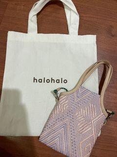 Halohalo bulsa bag in pink blue