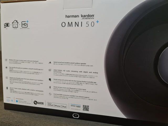 Omni 50+  Wireless HD Indoor/Outdoor speaker with rechargeable battery