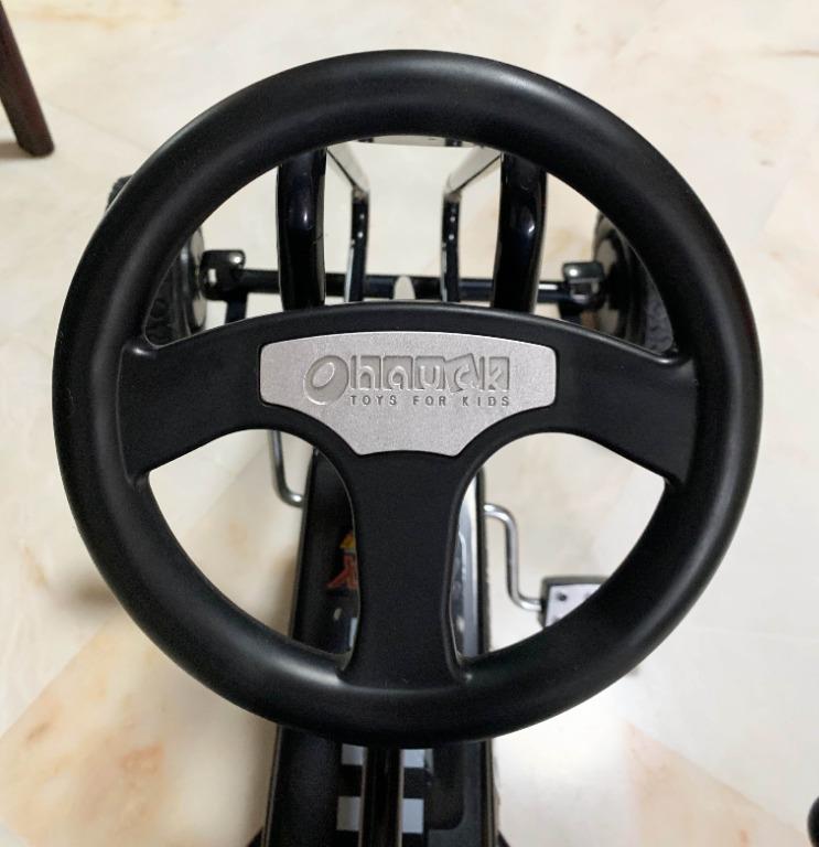 Hauck pedal cheap car steering wheel