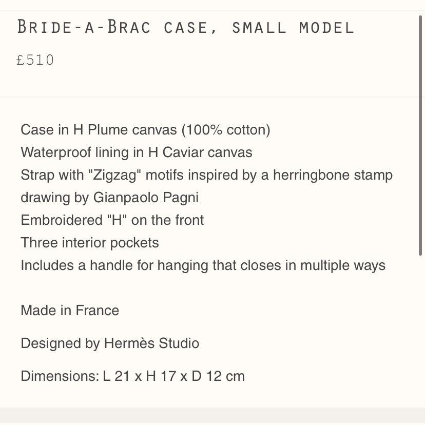 Shop HERMES Bride a Brac 2021 SS Bride-A-Brac Case, Small Model (H103222M  08, H103222M 07, H103222M 01, H103222M 04, H103222M 05, H103222M 03) by  sunnyfunny