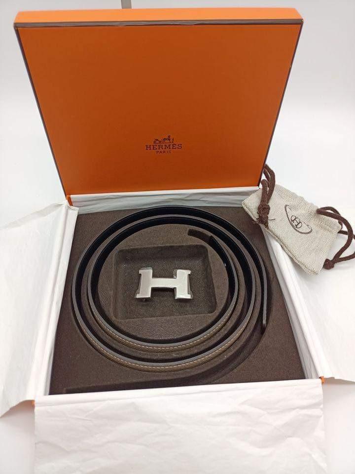 Hermes Reversible Belt (Category: Luxury Accessories) located in Manila. Submitted by bagislifeshop (Listing ID 1166280565, Image 2). Description: ▪️Hermes Reversible Belt▪️ ☑️Available in Bacolod ✅Material: epsom leather ✅Size: 85 cm ✅Condition: unused ✅Inclusion: dustbag and box.