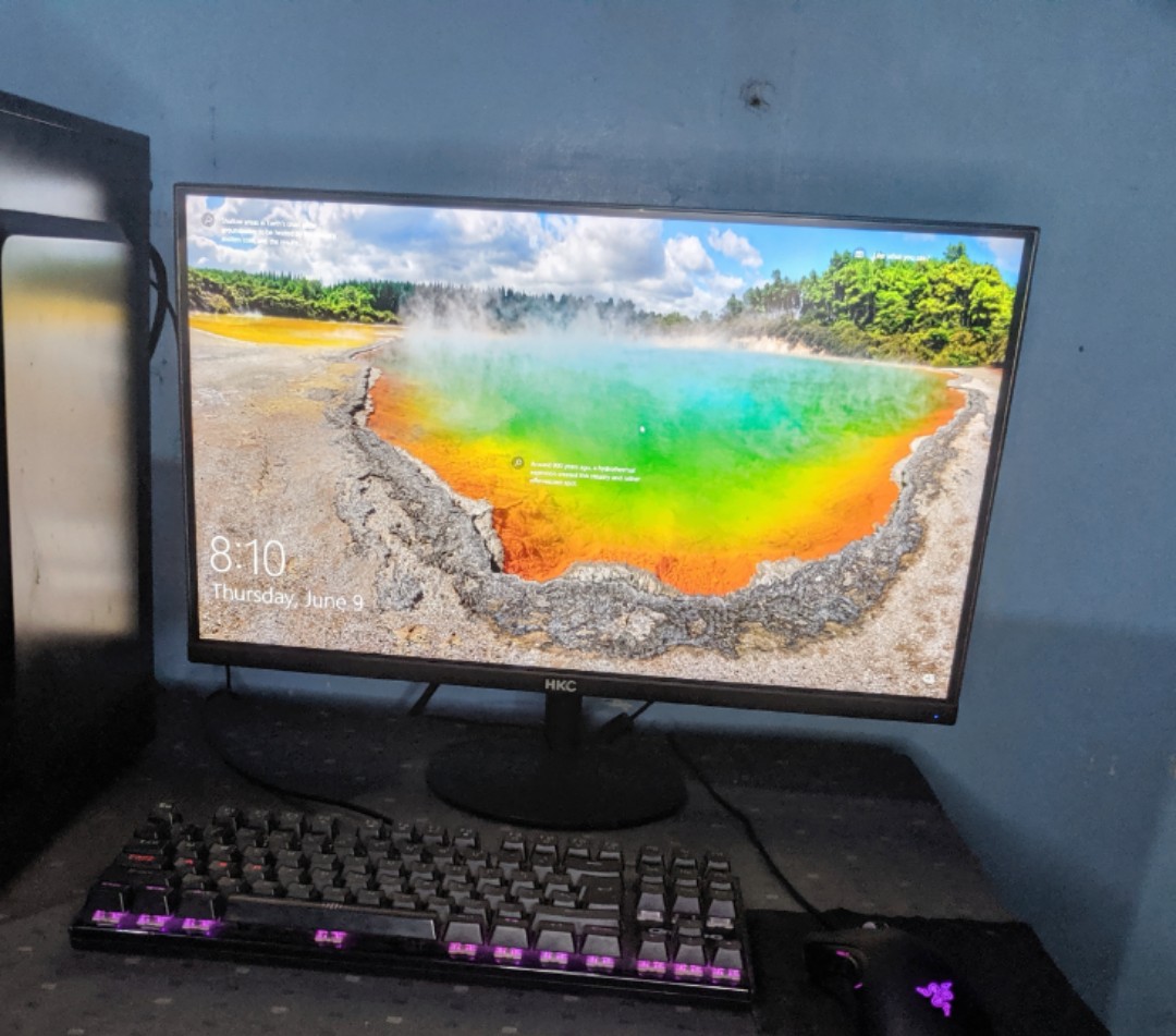 HKC 75HZ IPS LCD Monitor Bezel-less, Computers & Tech, Parts ...