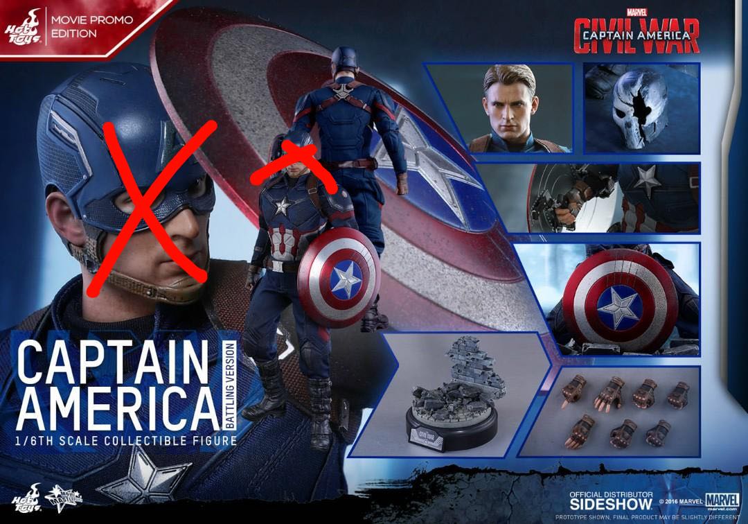 Captain America Movie Promo Edition hot toys