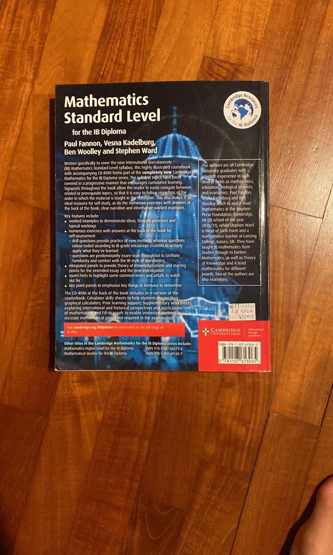 IB math standard level textbook, Hobbies & Toys, Books & Magazines ...
