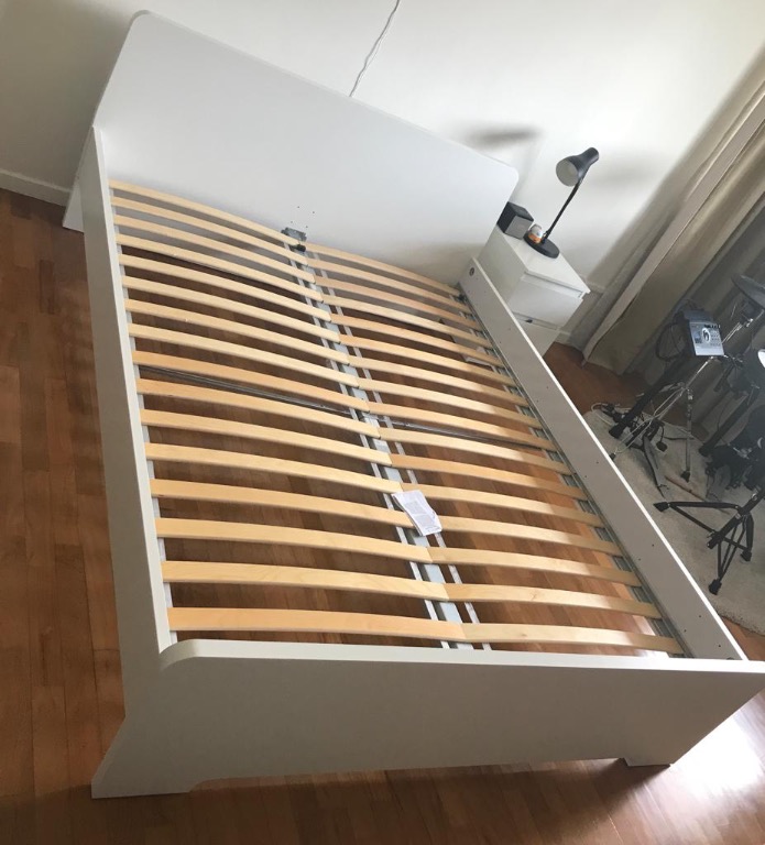 Ikea Askvoll bed frame 150 x 200, Furniture & Home Living, Furniture, Bed Frames & Mattresses on