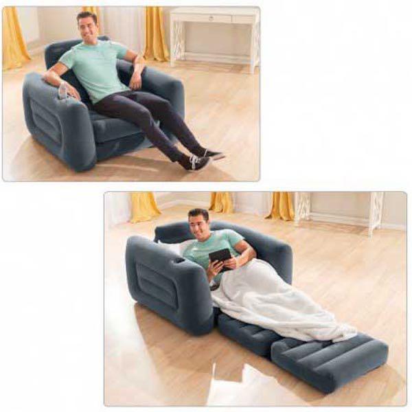 Intex 2 in 1 inflatable chair bed shop