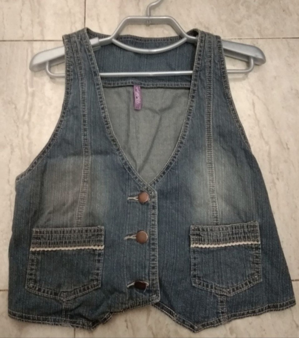 Jeans Vest, Fesyen Wanita, Pakaian 