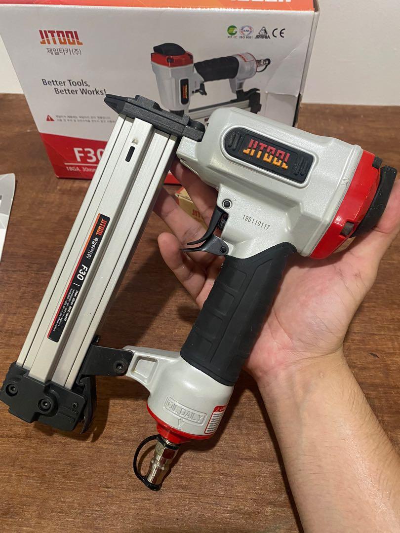 JITOOL F30 Pneumatic Brad Nailer (with 1box JITOOL Brad nails