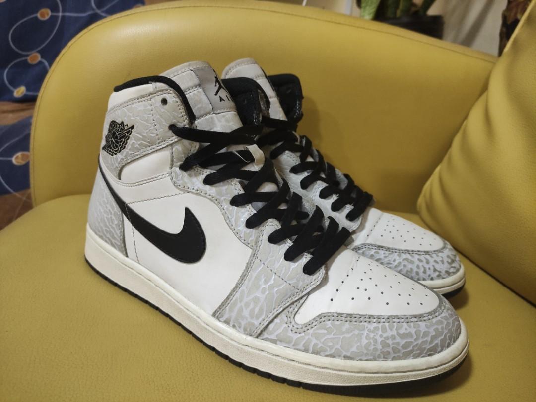 air jordan 1 white elephant