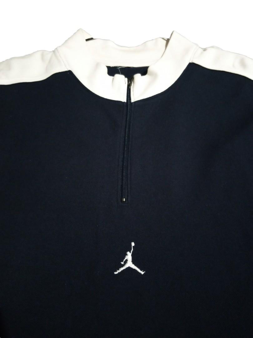 Jordan Half Zip, Men's Fashion, Tops & Sets, Tshirts & Polo Shirts on