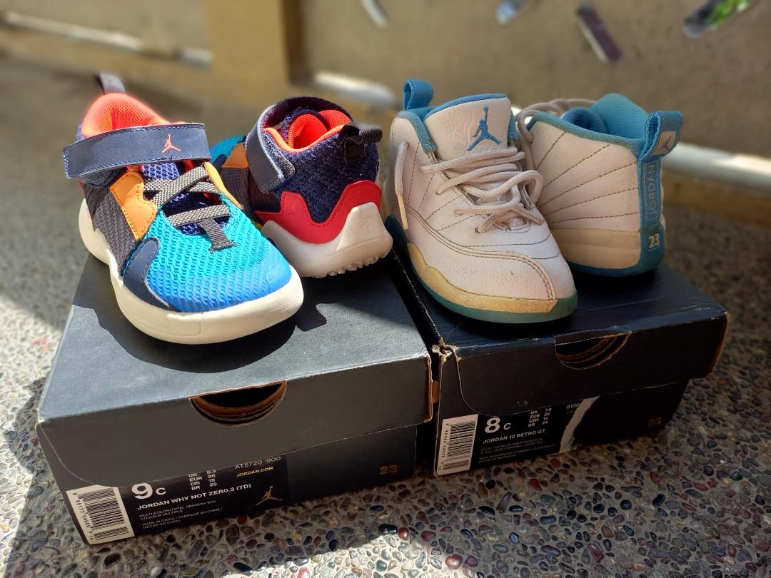 Jordan WhyNot Zer0.2 Jordan 12 Melo PE Babies Kids Babies
