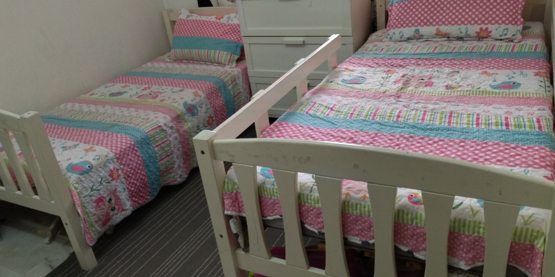Katil double decker, Babies & Kids, Baby Nursery & Kids Furniture, Cots & Cribs on Carousell