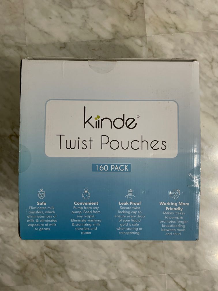 Kiinde Twist Pouches 160 pack, Babies & Kids, Nursing & Feeding