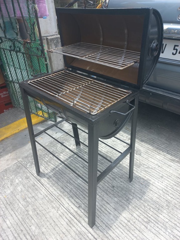 Large Size Heavy Duty BBQ Griller with Double Layer Stainless