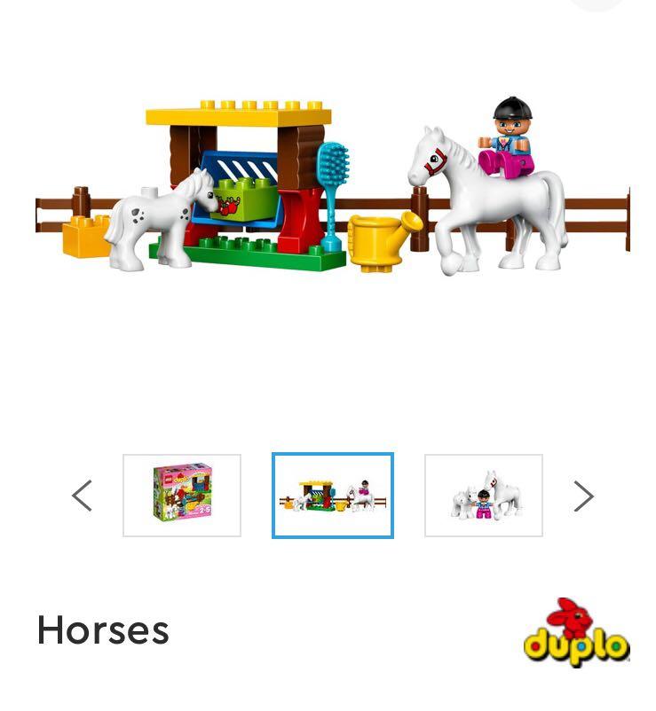 Lego Duplo Horses, Hobbies & Toys, Toys & Games on Carousell