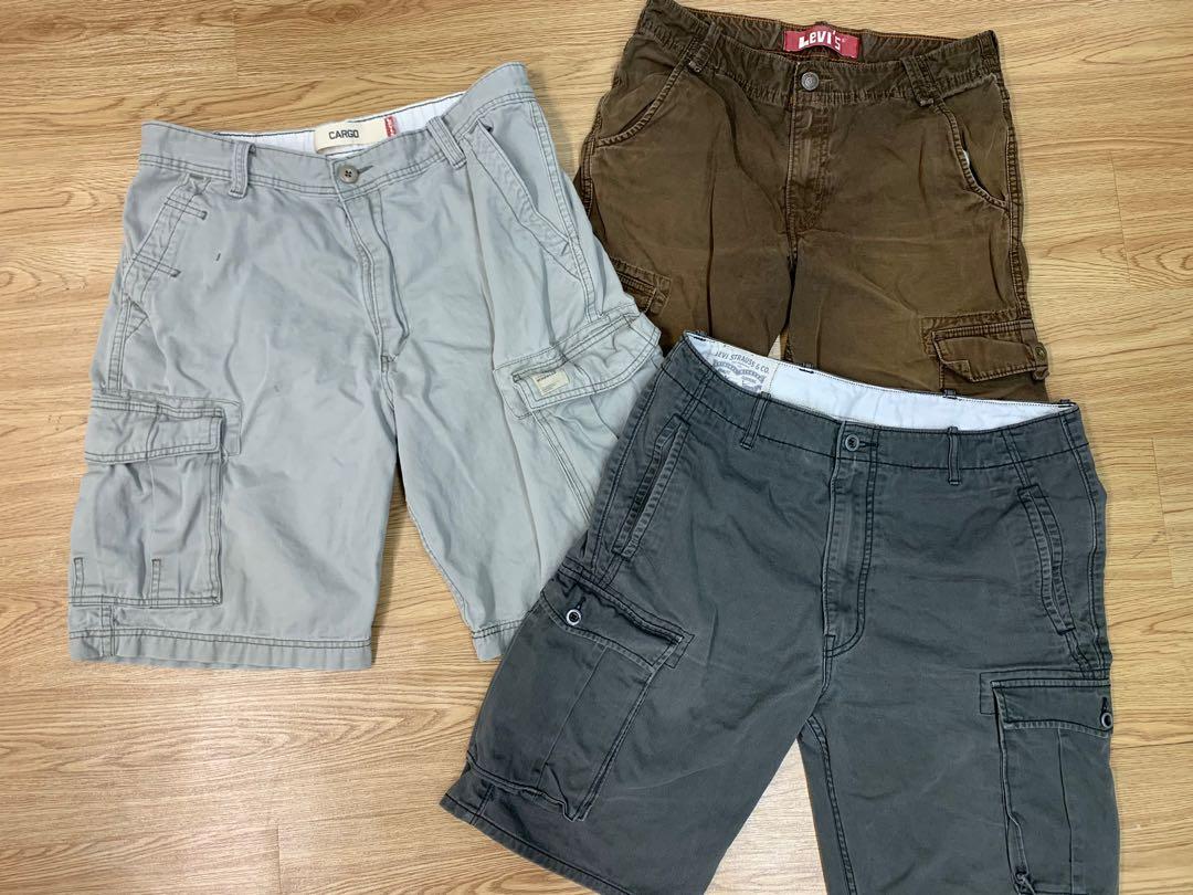 Mens cargo shorts levis online