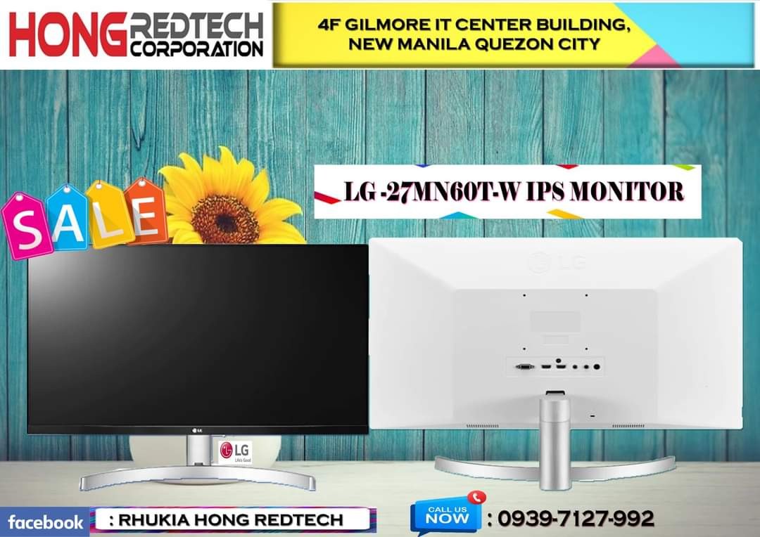🔥LG 27MN60T-W IPS 75HZ MONITOR 
