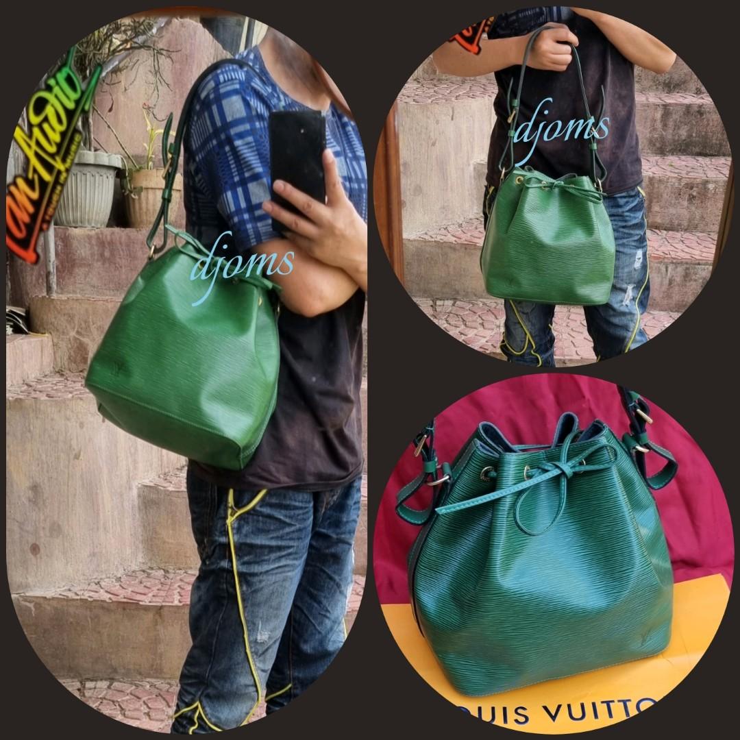 Preorder LV Louis Vuitton Neonoe Bucket Bag in Epi Leather Green Blue  Luxury Bags  Wallets on Carousell