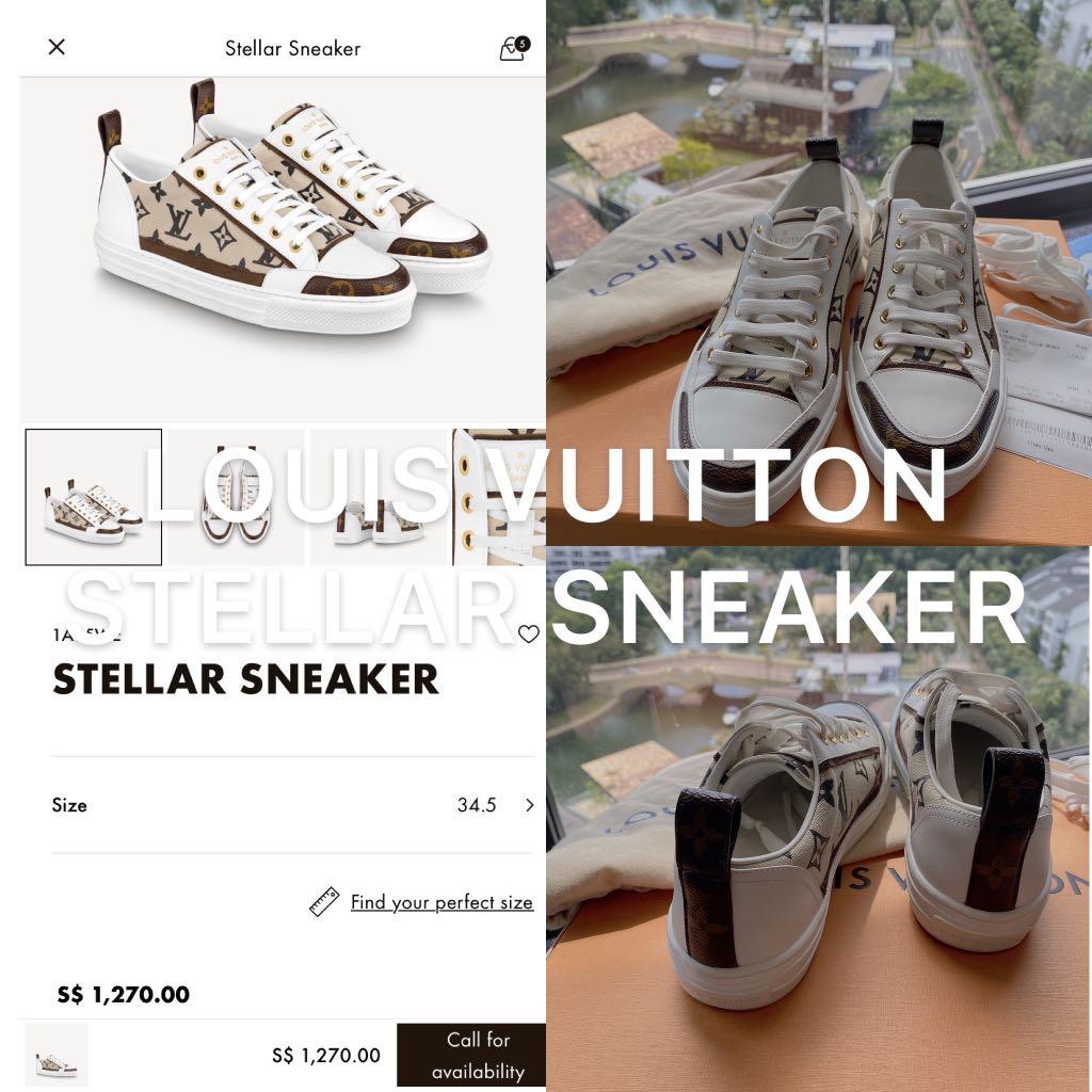 Louis Vuitton stellar open back sneaker, Women's Fashion, Footwear, Sneakers  on Carousell