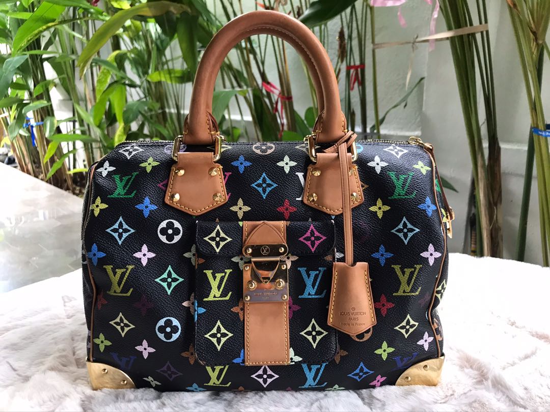 LV multicolor speedy 25, Luxury, Bags & Wallets on Carousell