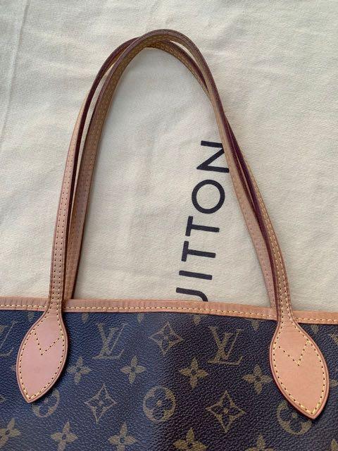 LV Neverfull MM black bag M45685, Luxury, Bags & Wallets on Carousell