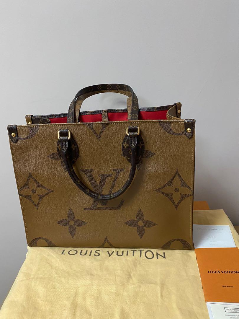 LOUIS VUITTON On The Go MM Monogram Giant Reverse Tote Bag M45039